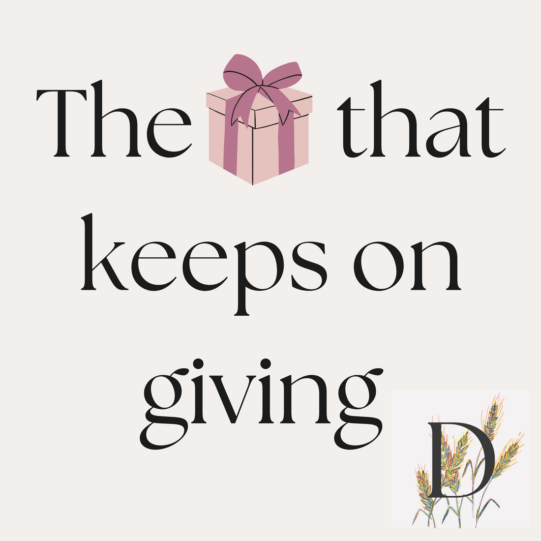 A Gift that Keeps on Giving! Diaspora Design Co.