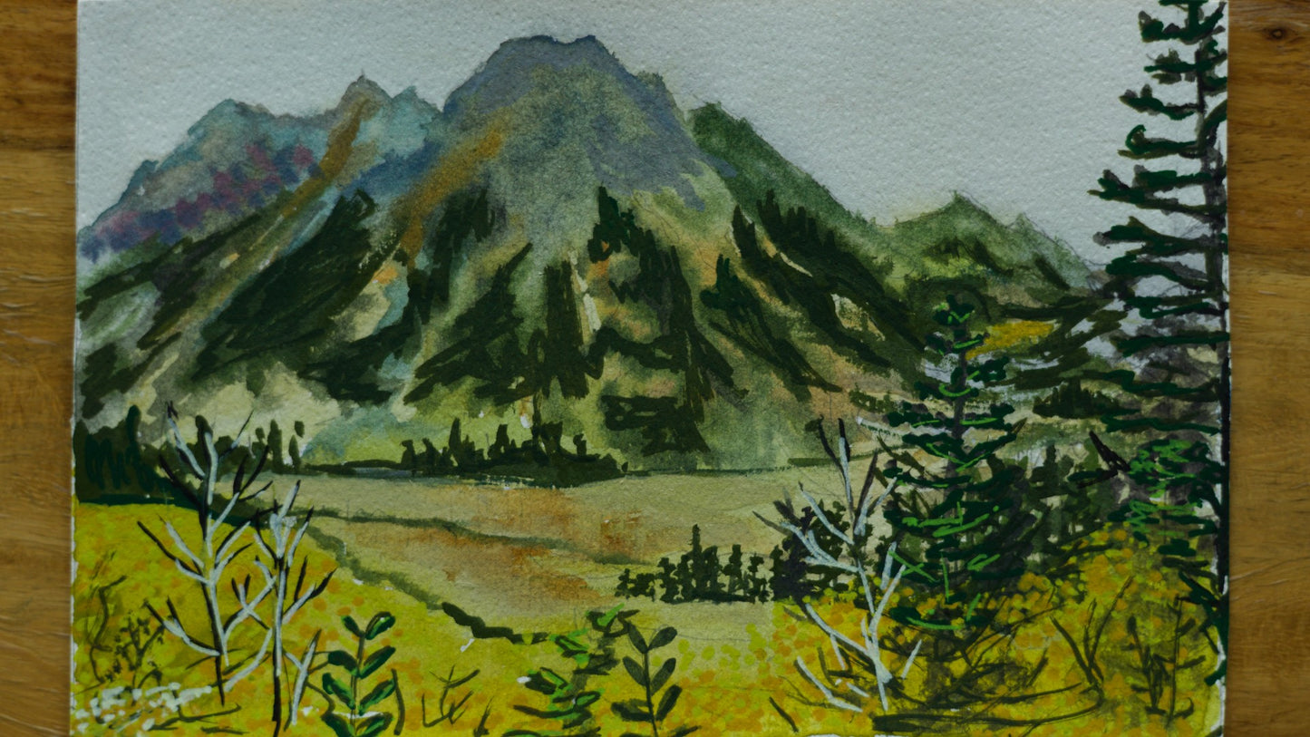 The Mountains Out West - Original