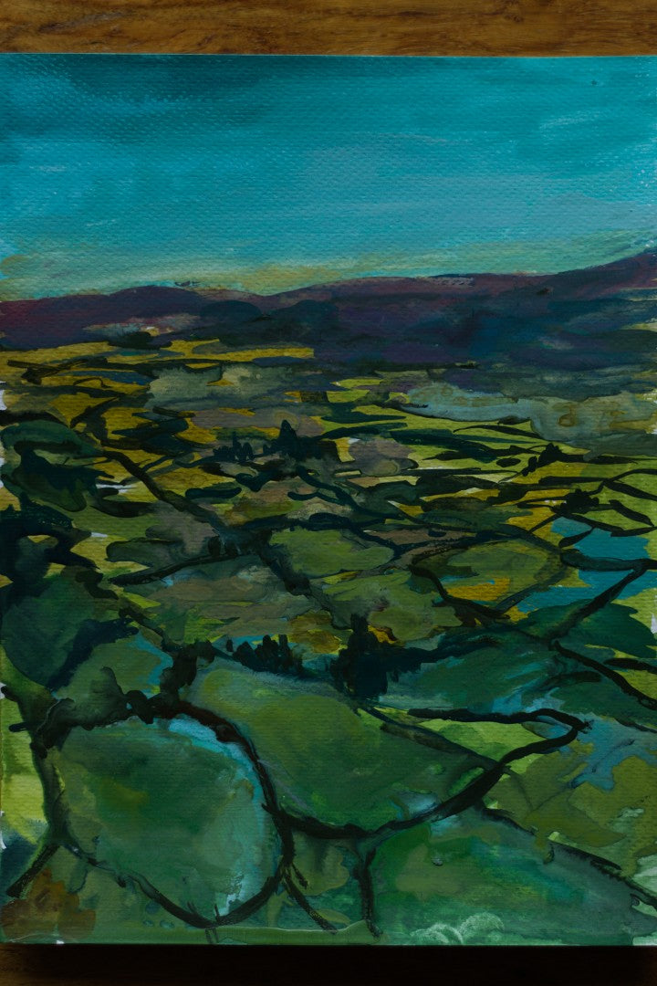 A Birds Eye View of Scotland at Sunrise