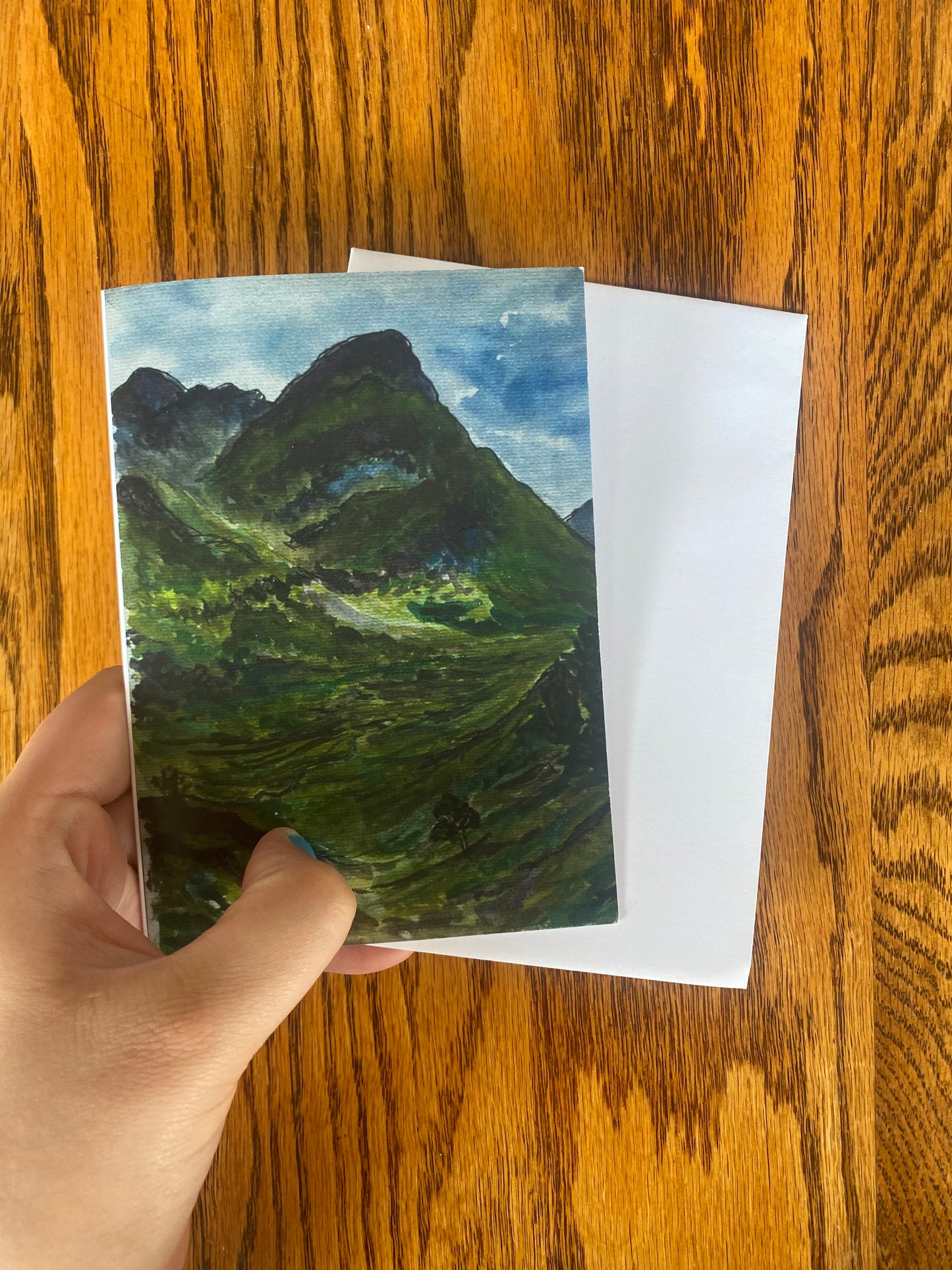 3 Sisters of Glencoe, Scottish Highlands Card.