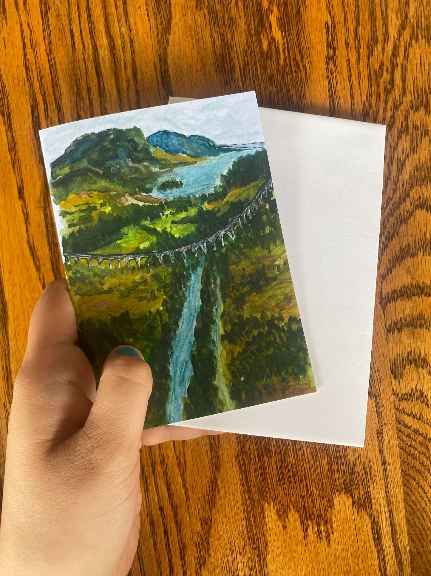 Glen Finnan Viaduct Card