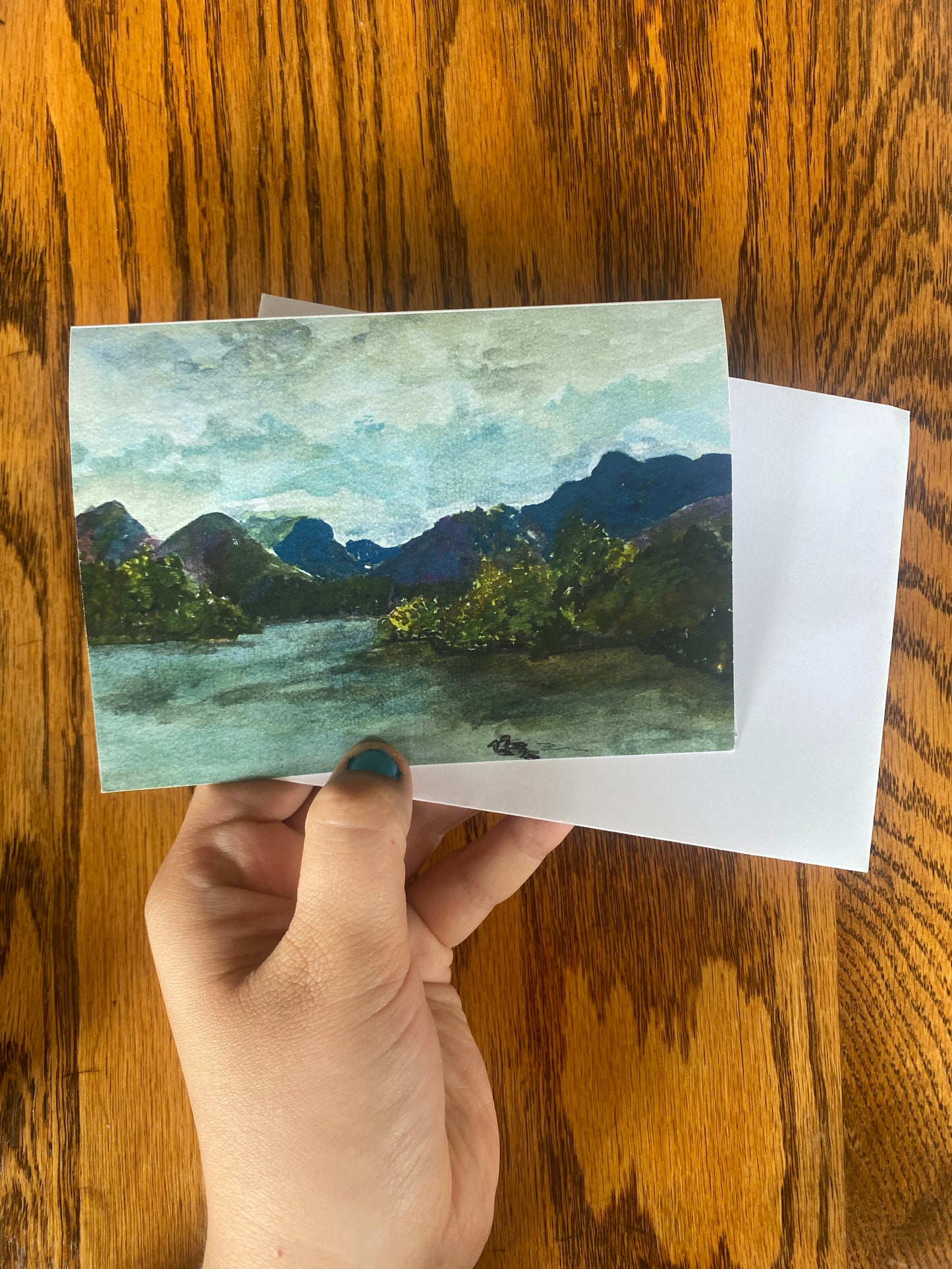 Derwent Water, Keswick England, Card